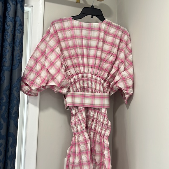 Nicholas  Smocked Panel Dress pink - Picture 8 of 9